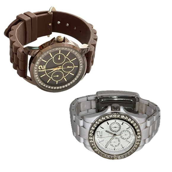 Jewelry - Two Fashion Watches - Sporty Chic
